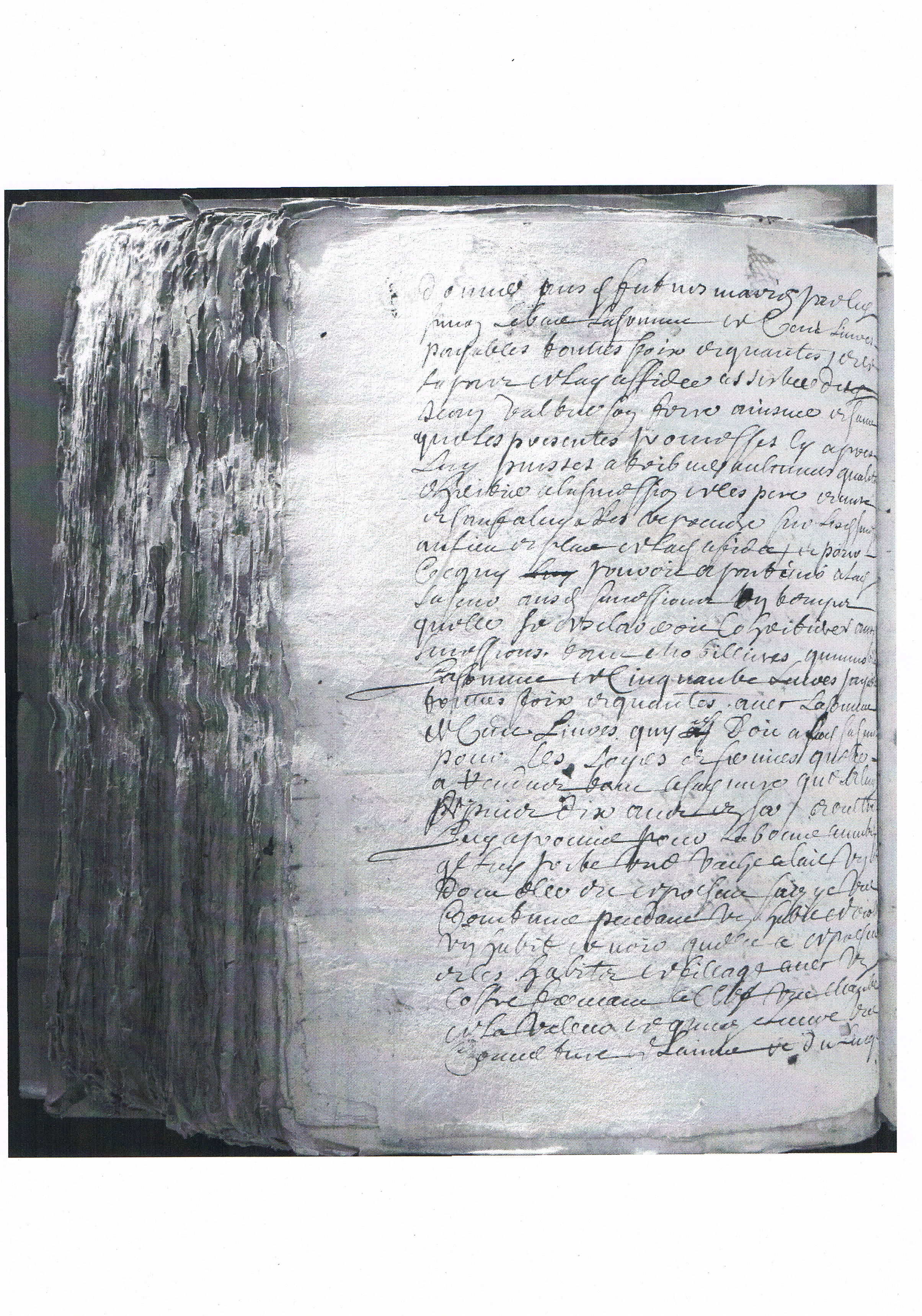 2° page du contrat de mariage