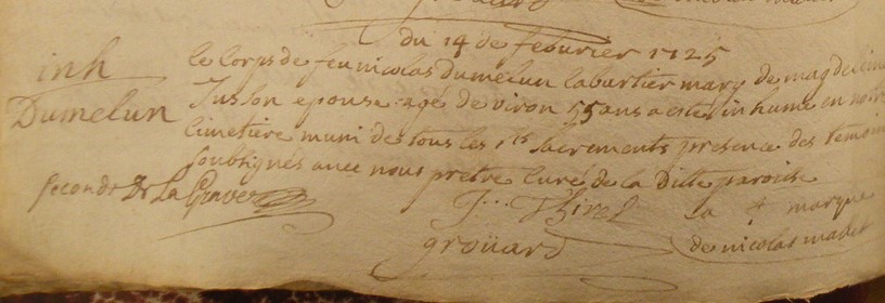 DUMELUN Nicolas + 14-02-1725 Martin-Eglise.JPG